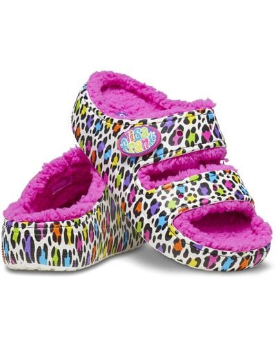 Crocs™ Lisa Frank Cozzzy Sandal - Purple