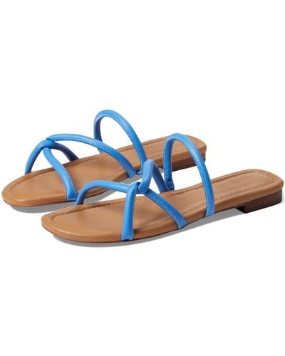 Madewell The Amel Slide Sandal - Blue
