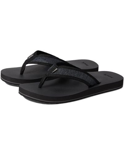 Sanuk Multi Color Black Sandals Size 9 - 54% off
