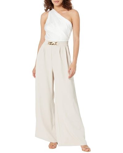 Line & Dot Reese Jumpsuit - White