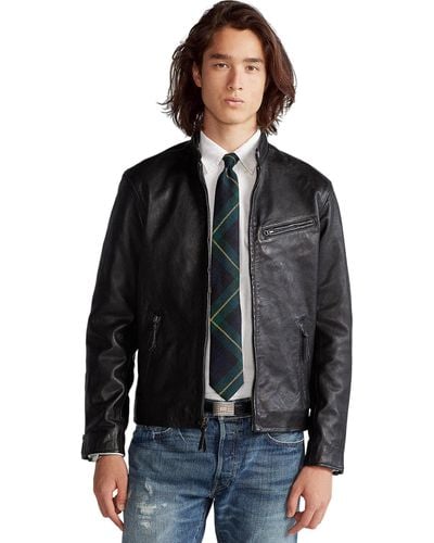 Polo Ralph Lauren Leather jackets for Men, Online Sale up to 39% off