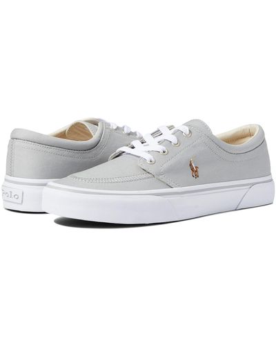 Polo Ralph Lauren Faxon X Low-top Canvas Sneaker - Gray