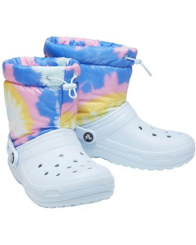 Crocs™ And Classic Lined Neo Puff Winter Boots Snow - Blue