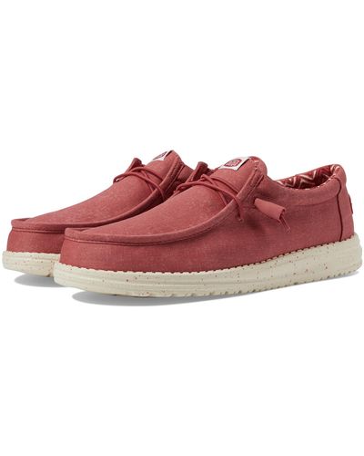 Hey Dude Wally Canvas - Red