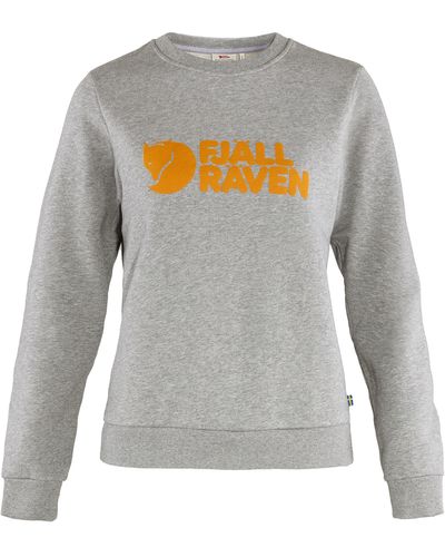 Fjallraven Logo Sweater - Gray