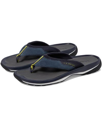 L.L. Bean Swift River Flip-flop Sandal Sport - Blue