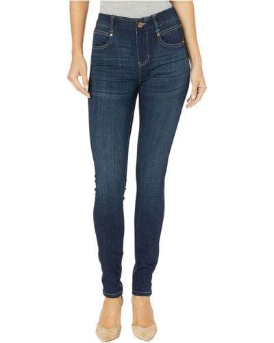 Liverpool Los Angeles Gia Glider/revolutionary Pull-on Jeans - Blue