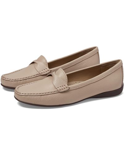Marc Joseph New York Mocassini da donna Beverley Road, Rosso burattato, 36 EU Larga