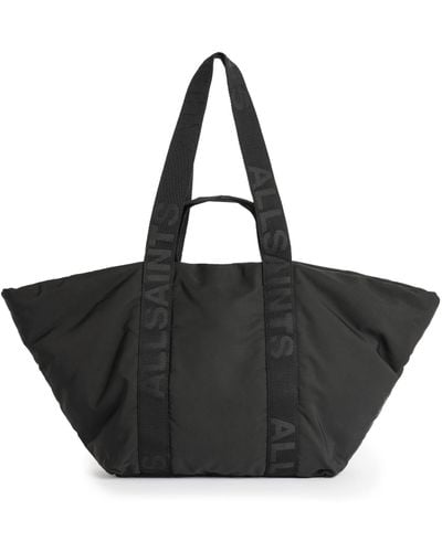 AllSaints Esme Nylon East/west Tote - Black