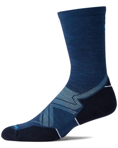 Smartwool Run Cold Weather Targeted Cushion Crew Socks 3-pack - Blue