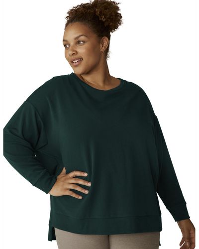 Beyond Yoga Plus Size Off Duty Pullover - Green