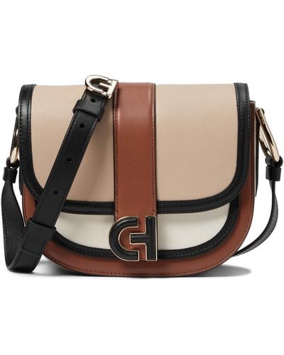 Cole Haan Essential Mini Saddle Bag - Brown
