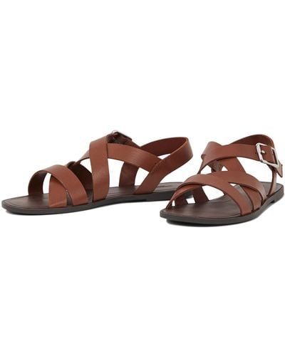 Vagabond Shoemakers Tia 2.0 Leather Sandal - Brown