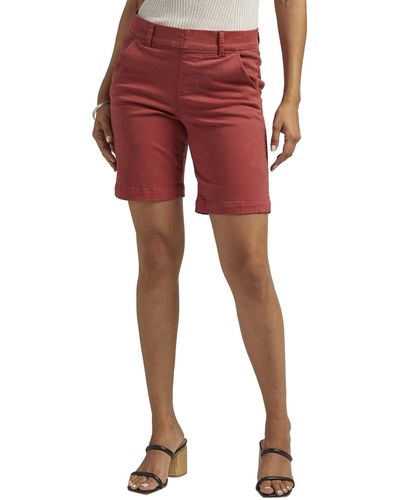 Jag Jeans Maddie Mid-rise 8 Shorts - Red
