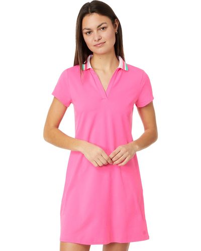 Lilly Pulitzer Cayo Costa Dress Upf 50+ - Pink