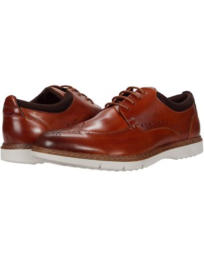 Stacy Adams Synergy Wing Tip Oxford - Brown