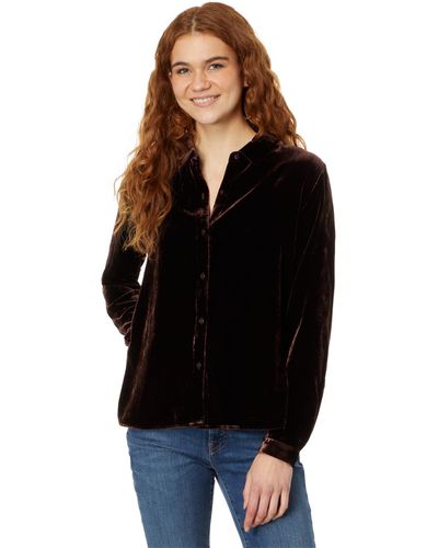 Eileen Fisher Classic Collar Shirt - Black