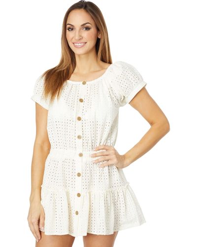 Eberjey Portola Elsie Cover-up - White