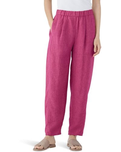 Eileen Fisher Lantern Pants - Pink