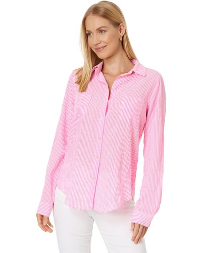 Lilly Pulitzer Sea View Button-down - Pink