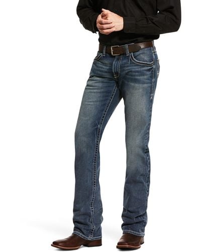 Ariat M5 Slim Bootcut Jeans In Lennox - Blue