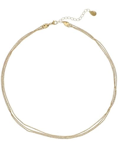 Chan Luu Multistrand Ball Chain Necklace - Metallic