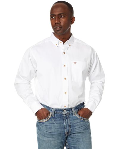 Ariat Solid Twill Shirt - White