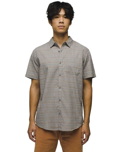 Prana Groveland Shirt Slim Fit - Gray