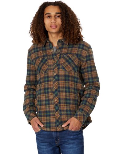 O'neill Sportswear Redmond Sherpa Lined Flannel Jacket - Gray
