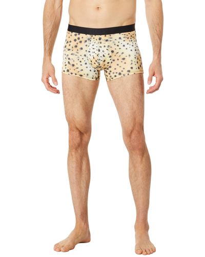 2xist 2(x)ist Sliq Trunks (watercolor Cheetah) Underwear - Natural
