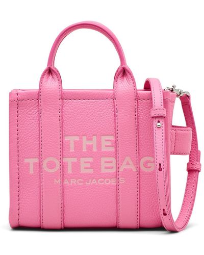 Marc Jacobs The Leather Mini Tote Bag - Pink