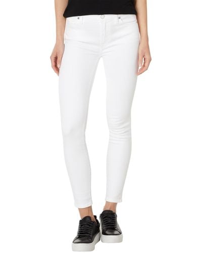 7 For All Mankind Hw Skinny Crop - White