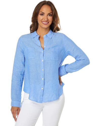 Lilly Pulitzer Sea View Button-down - Blue
