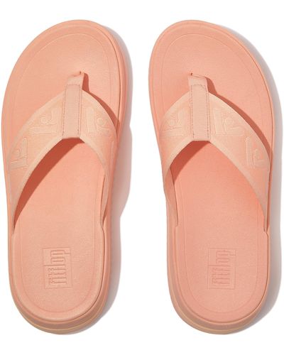 Fitflop Surff Webbing Toe-post Sandals - Orange