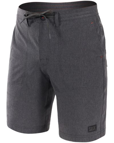 Saxx Underwear Co. Land To Sand 2-n-1 Shorts - Gray