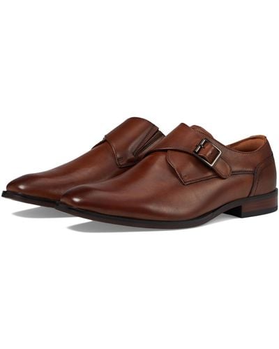 Florsheim Sorrento Plain Toe Single Monk Strap - Brown