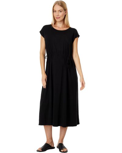 Eileen Fisher Cap Sleeve Dress - Black