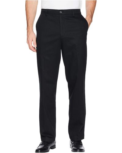Dockers Classic Fit Signature Khaki Lux Cotton Stretch Pants D3 - Black