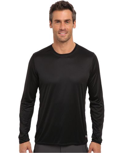 Hot Chillys Peachskins Crew Neck - Black