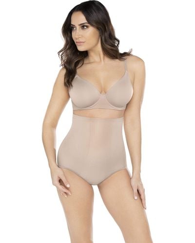 Miraclesuit Extra Firm Shape With An Edge Hi-waist Brief 2705 - Natural