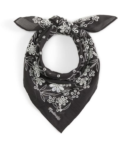 Madewell Eyelet Bandana - Black