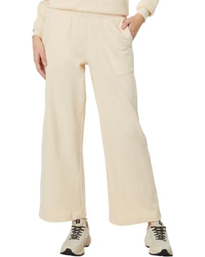 Pact Downtime Wide Leg Sweatpants - Natural