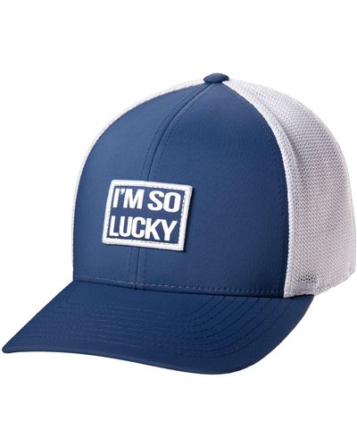 Black Clover Too Much Luck 2 Hat - Blue