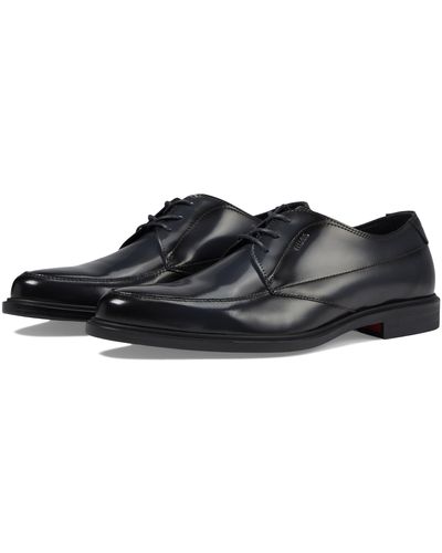 HUGO Kerr Leather Derby Shoe - Black