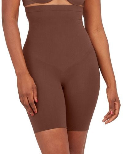 Spanx Shapewear For Women Tummy Control High-waisted Power Short - Brown