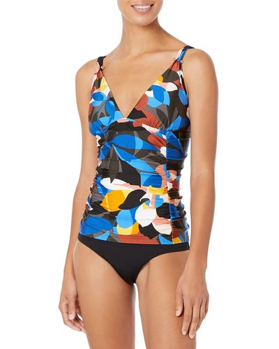 Calvin Klein Women's Standard Tankini Swimsuit with Adjustable