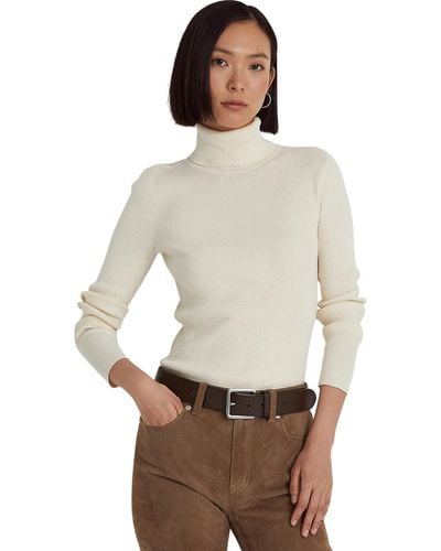 Lauren by Ralph Lauren Turtleneck Sweater - White