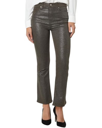 PAIGE Claudine In Dark Taupe/silver Luxe Coating - Gray