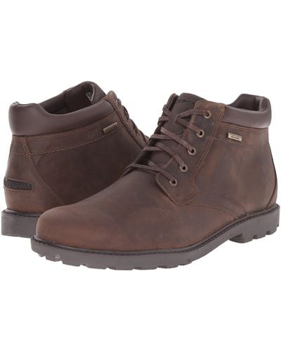 Rockport Storm Surge Water Proof Plain Toe Boot - Brown