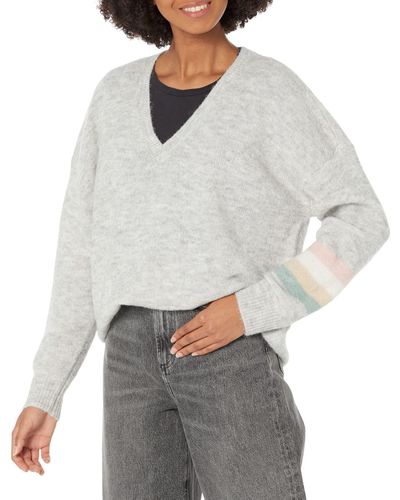 Sundry Tunic Sweater - Gray